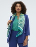 Foulard stampato in seta image number 0