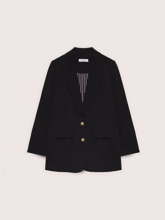 Blazer strutturato in tessuto stretch