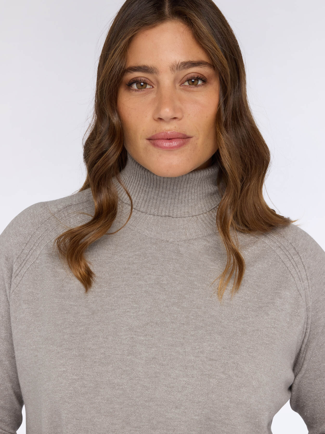 Viscose blend turtleneck sweater image number 2