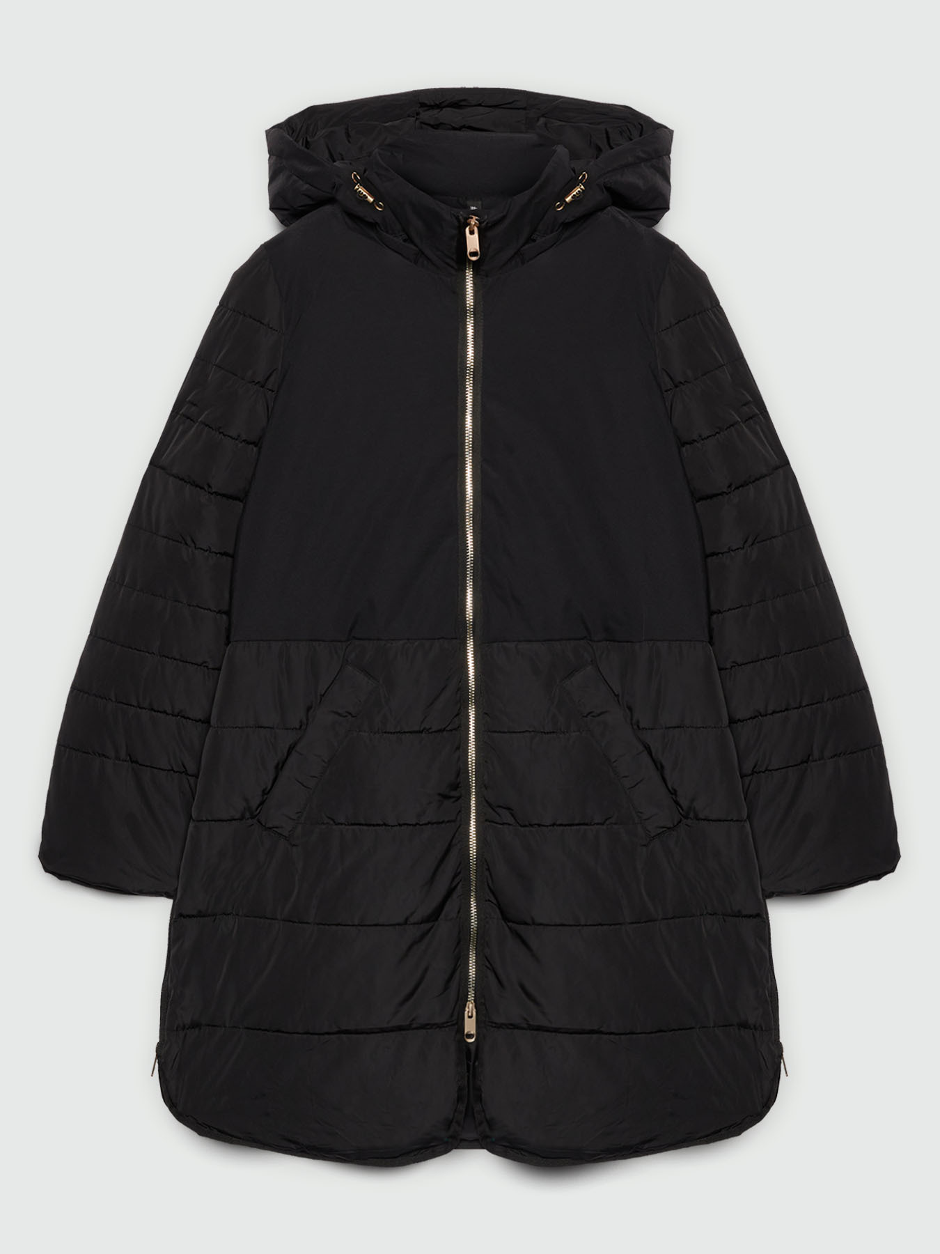 Down jacket with hood image number 4