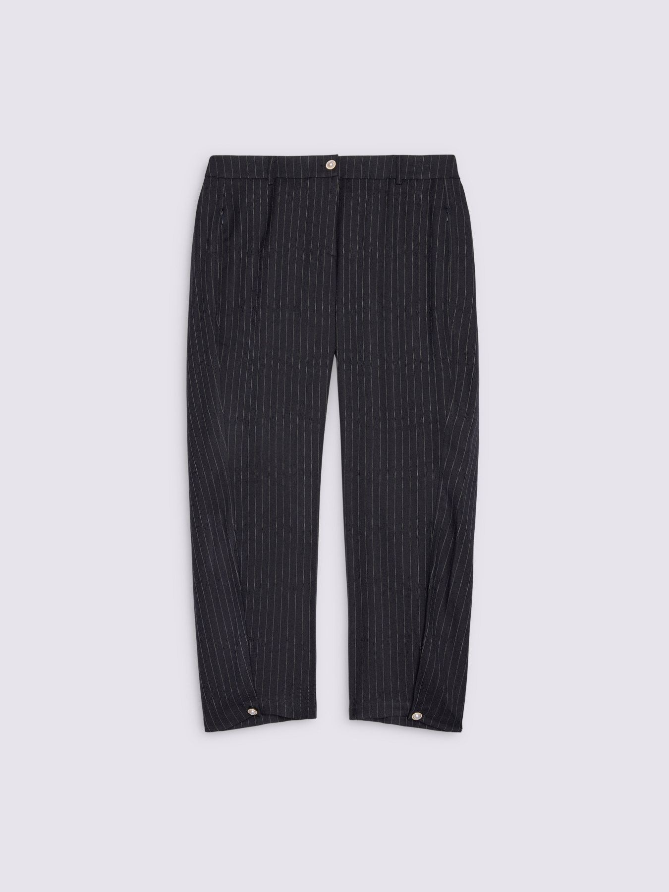 Pinstriped balloon pants image number 5