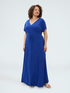 Pretty jersey dress with drawstring waist image number 2