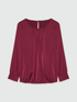 Blouse en satin avec bas &eacute;lastiqu&eacute; image number 4