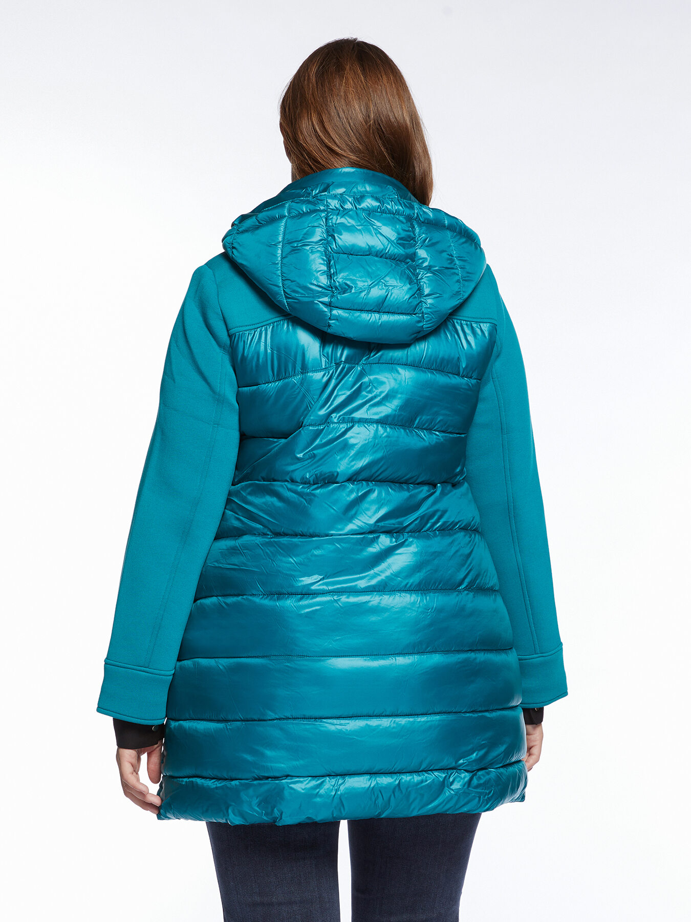 Piumino in due tessuti image number 1