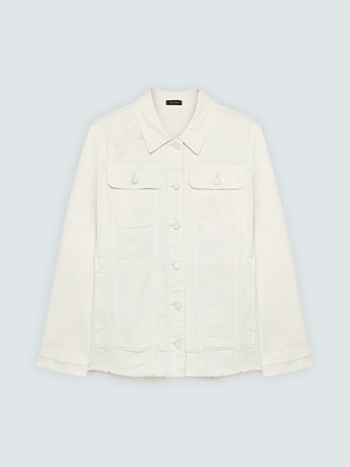 Chemise shacket avec broderies florales image number 4