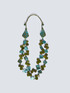 Iridescent multi-strand necklace image number 0