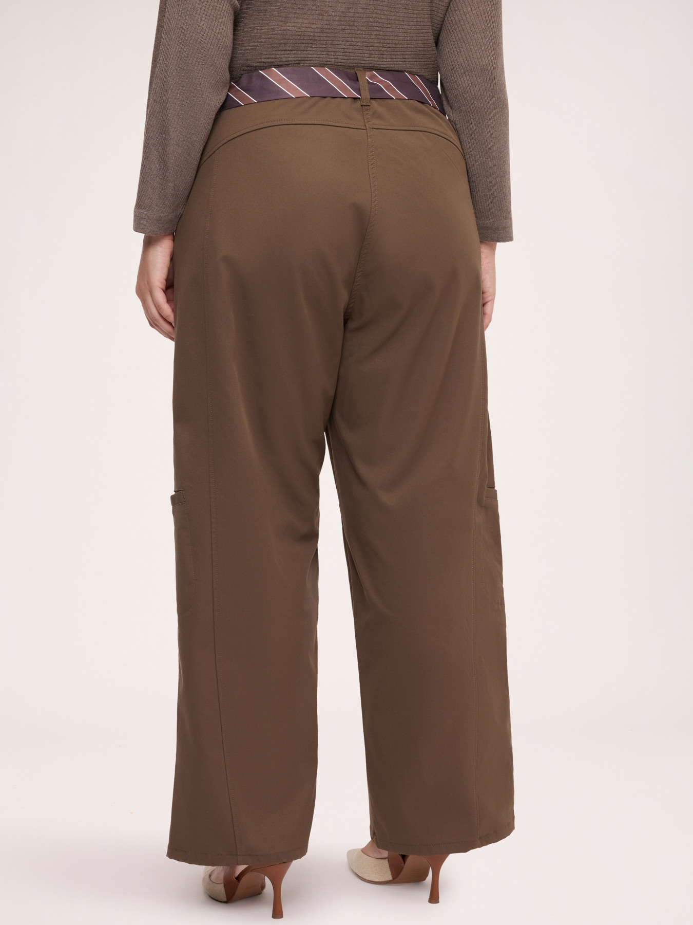 Cargo pants with belt image number 1