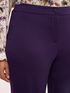 Palazzo pants in knit fabric image number 3