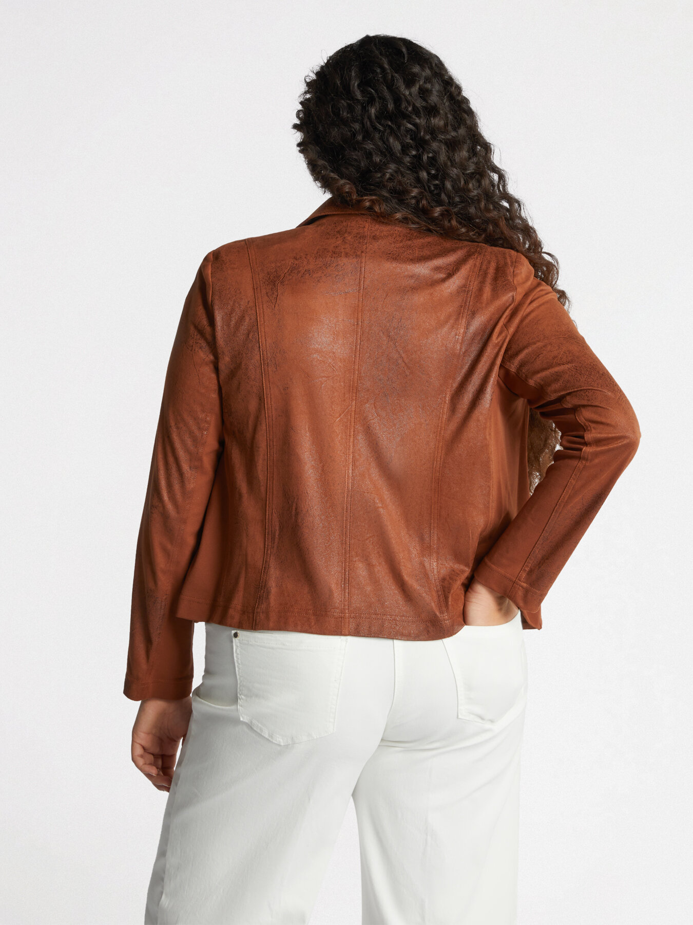 Biker-Jacke in Used-Optik image number 1