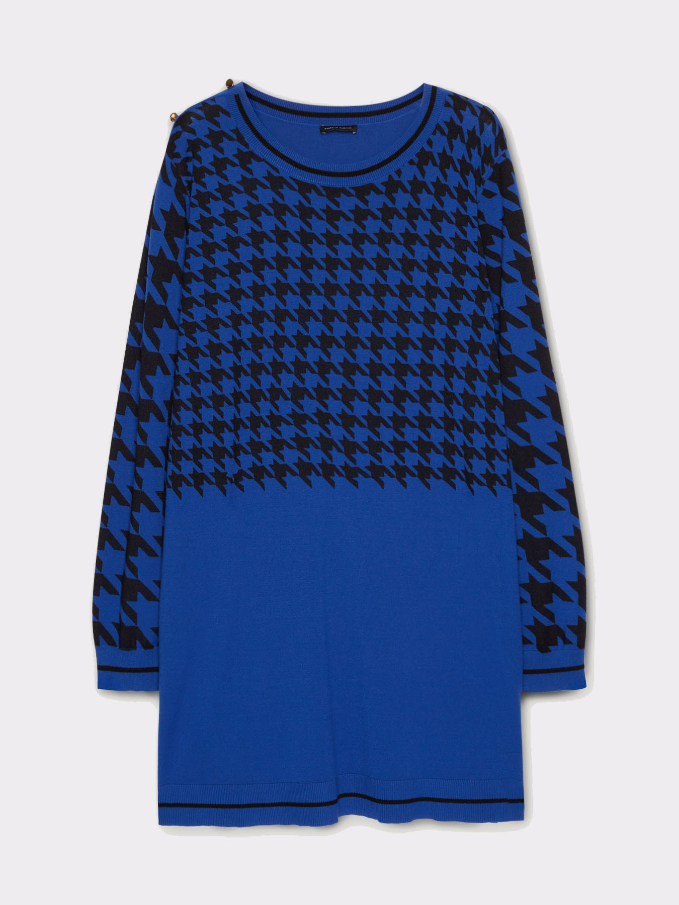 Pull long pied de poule image number 3