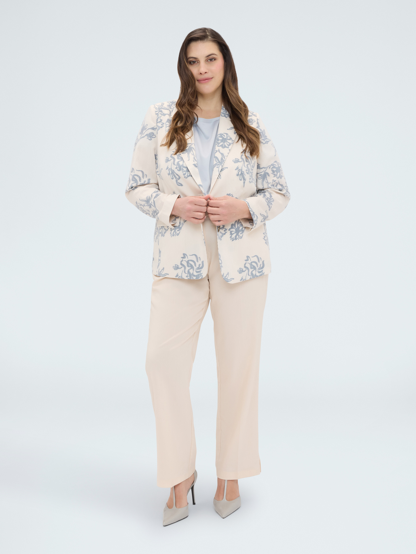 Blazer mit Blumendruck image number 0