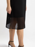 Gerade geschnittenes Kleid mit transparenten Eins&auml;tzen image number 3