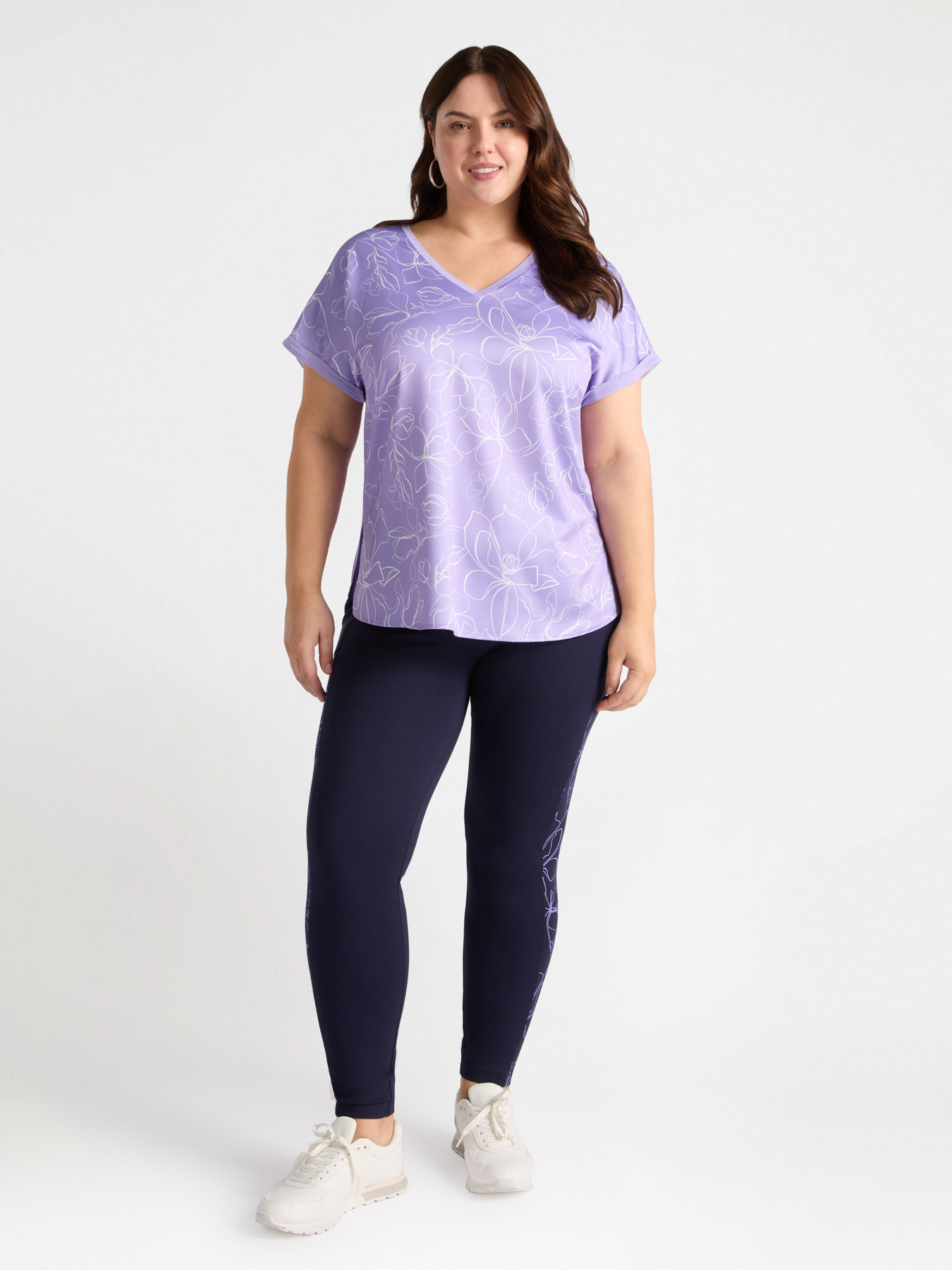 T-Shirt mit Blumenmuster mit Viskose LENZING&trade; ECOVERO&trade; image number 3