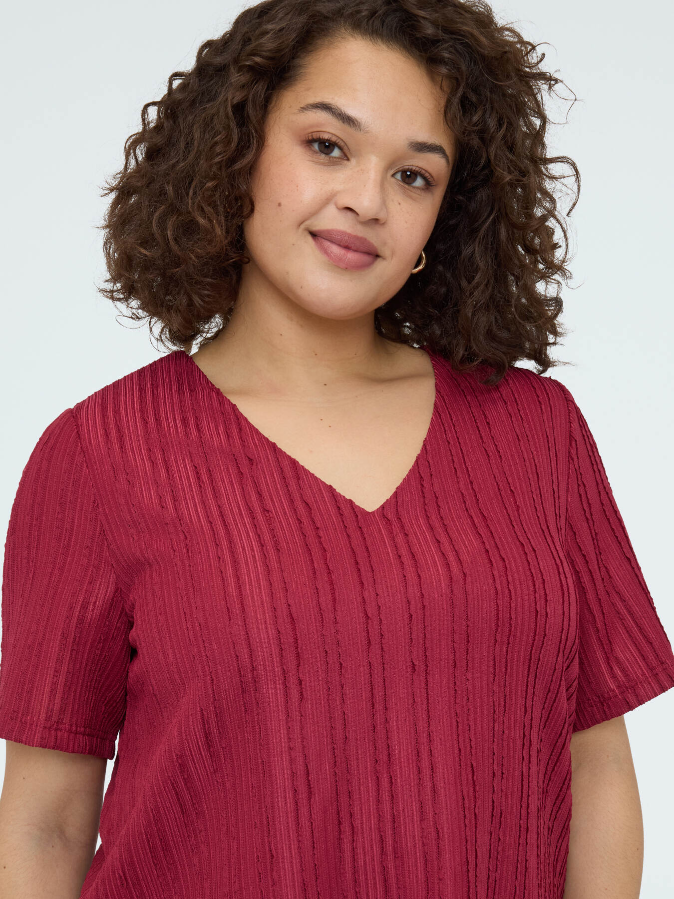 Ribbed jersey T-shirt image number 3