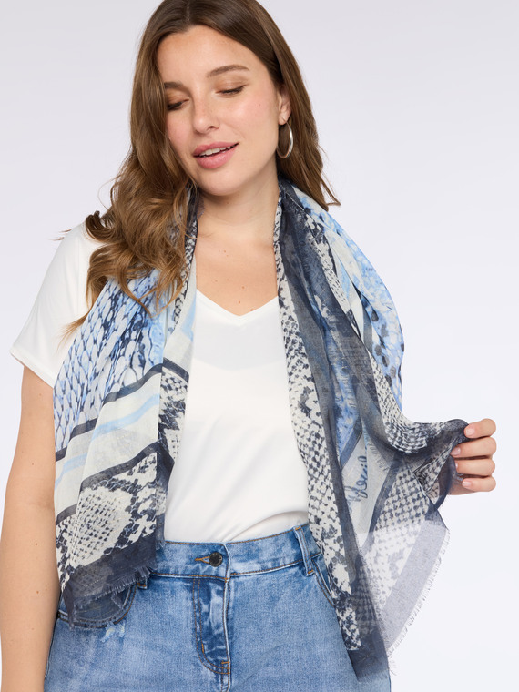 Foulard stampa pitonata