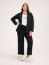 Deconstructed blazer in stretch fabric image number 4