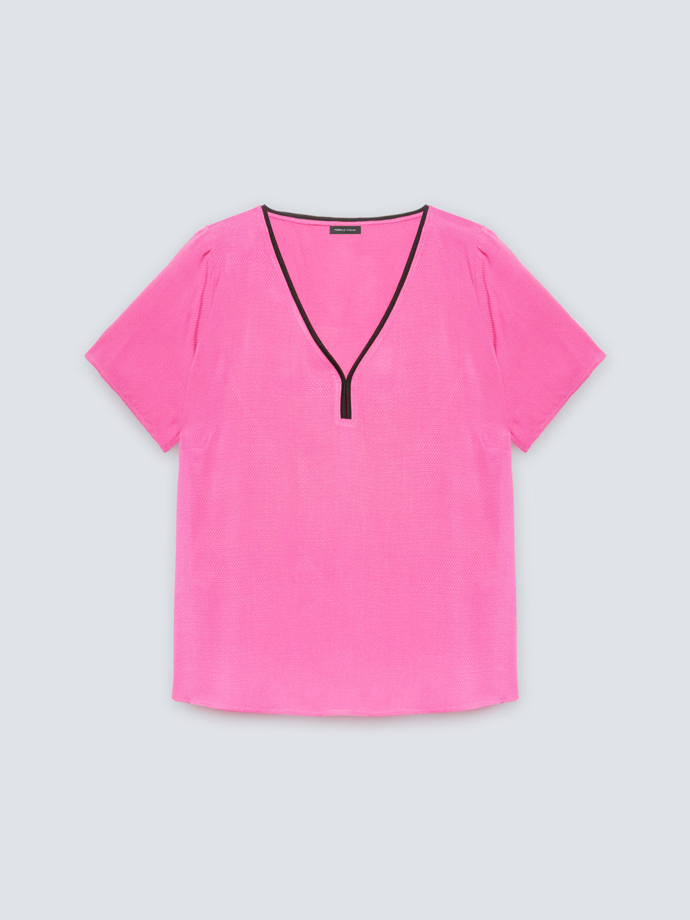 Blouse en tissu ouvrag&eacute;e en viscose ECOVERO&trade; image number 4