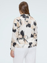 Blusa in raso con stampa floreale image number 1