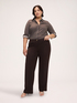 Chemise &agrave; rayures en coton stretch image number 2