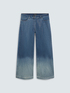 Jeans Wide Leg mit Strassstein-Regen image number 4