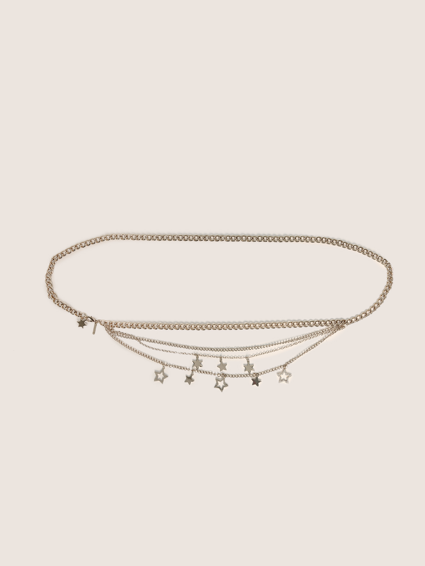 Cintur&oacute;n de cadena con estrellas image number 0