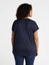 Satin and jersey T-shirt image number 1