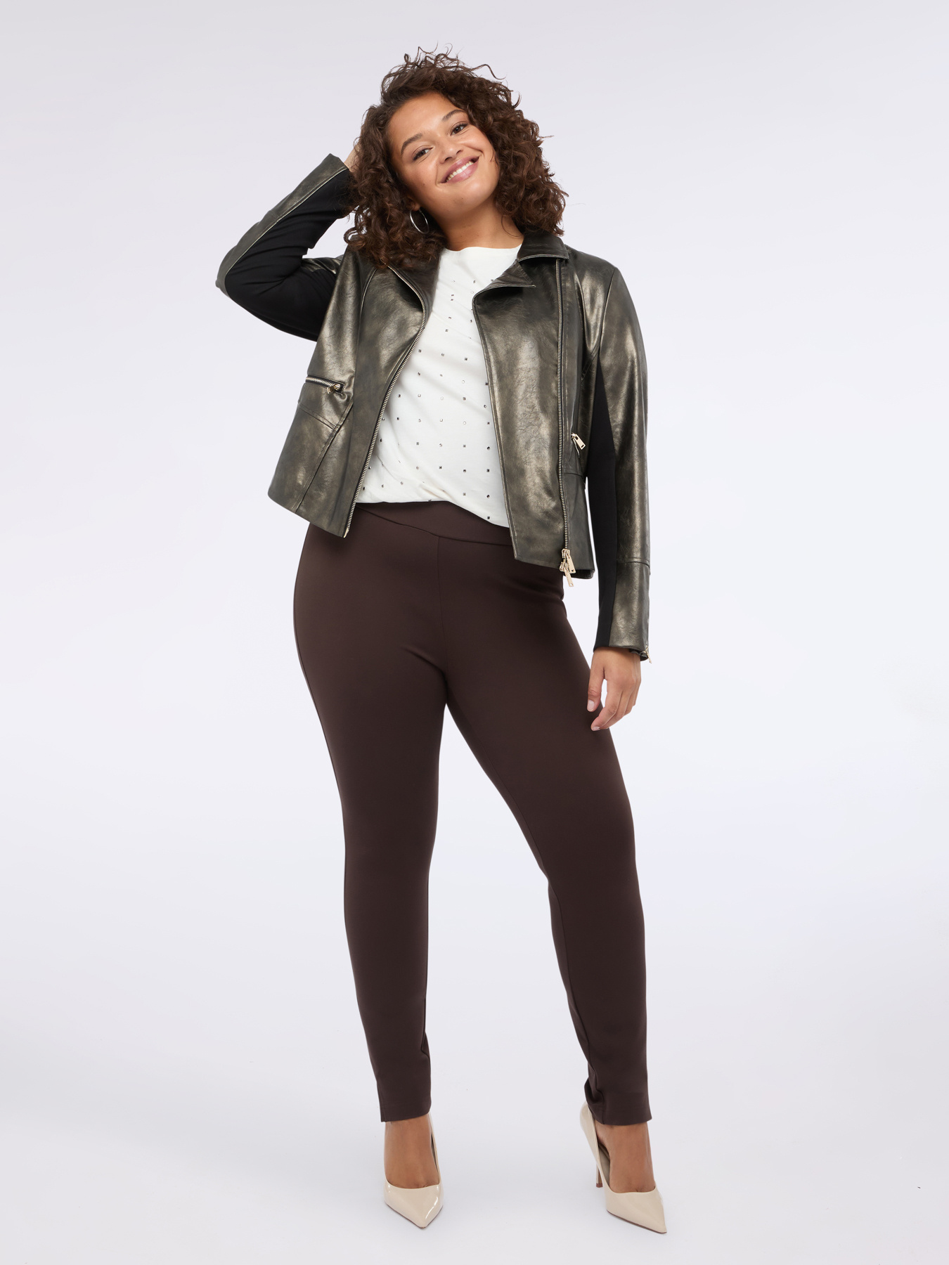 Leggings in punto Milano image number 3