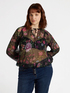 Blusa floreale in georgette image number 2