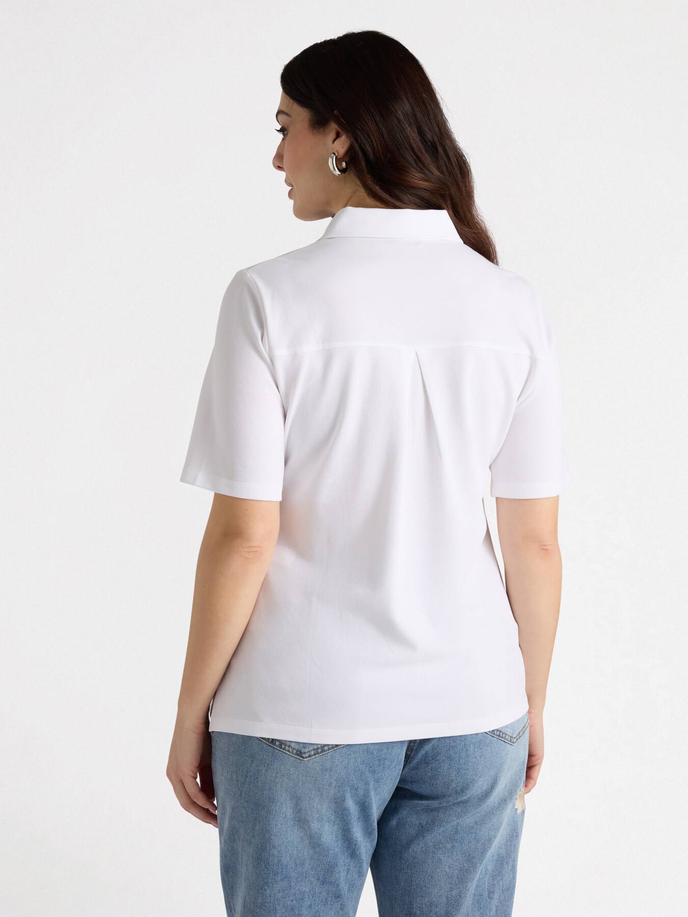 Camicia con inserti ricamati image number 1