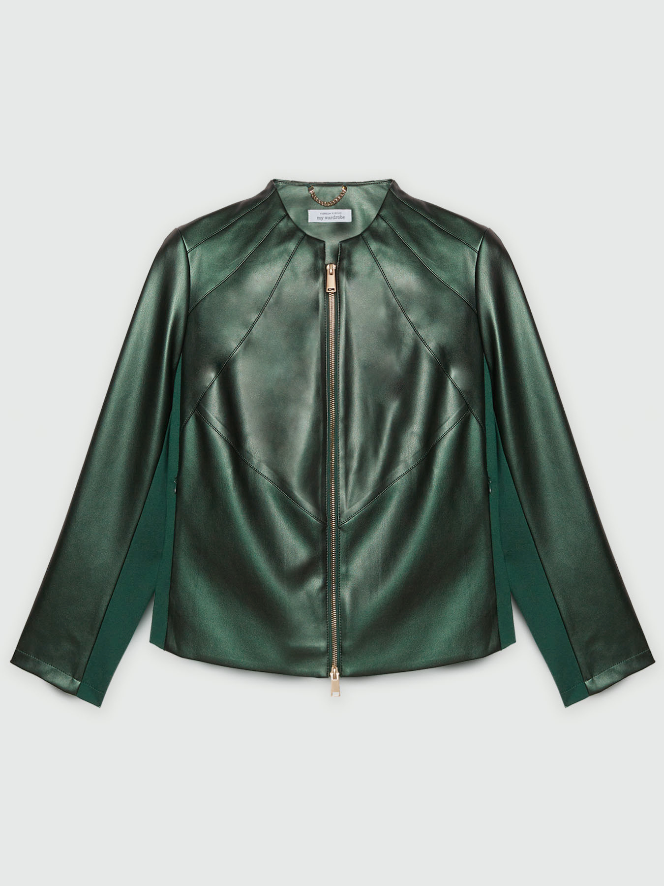 Bikerjacke aus laminiertem Stoff image number 4