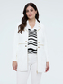 Cappotto soft touch con zip decorative image number 1