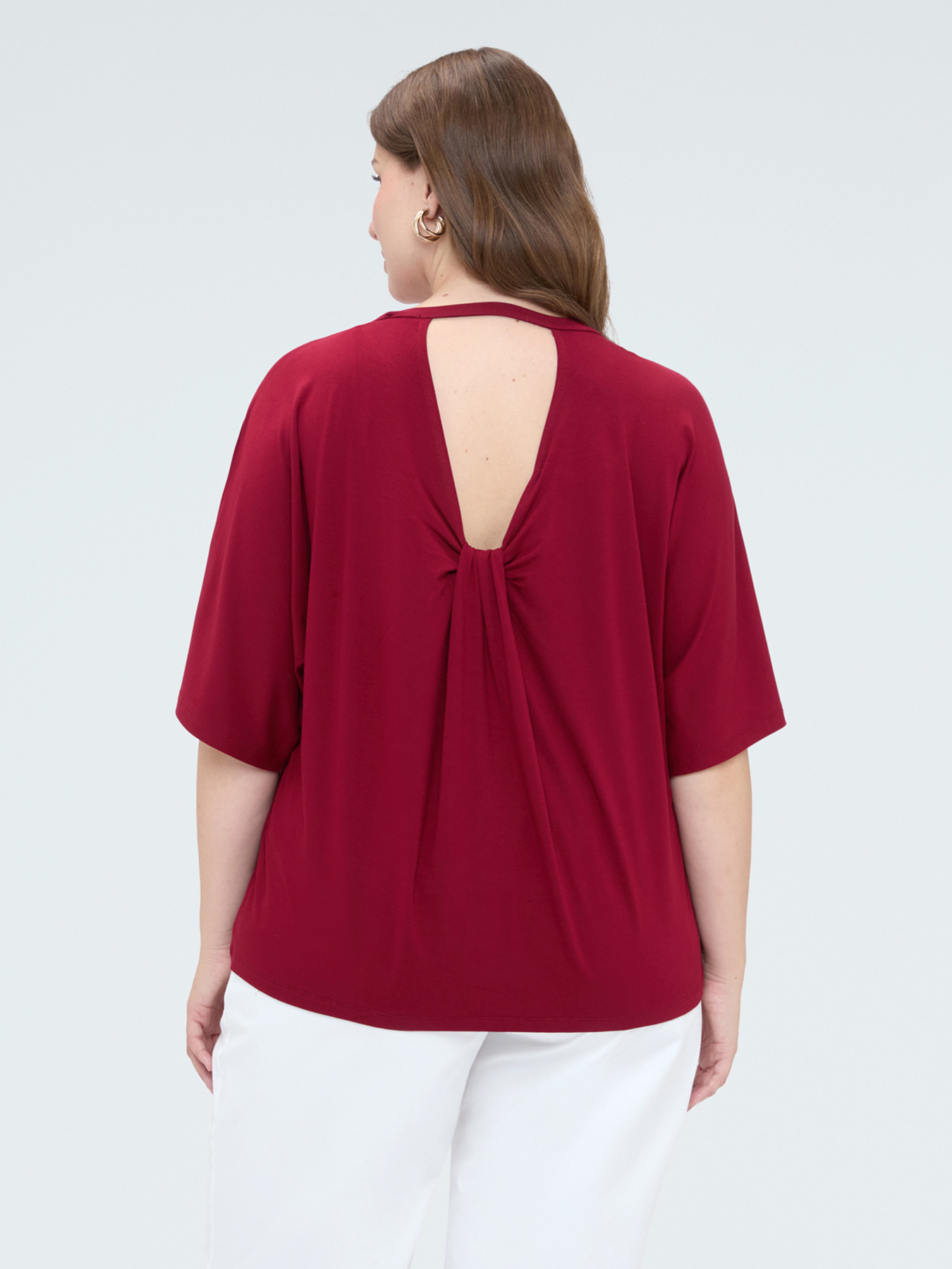 Jersey t-shirt with cut-out image number 1