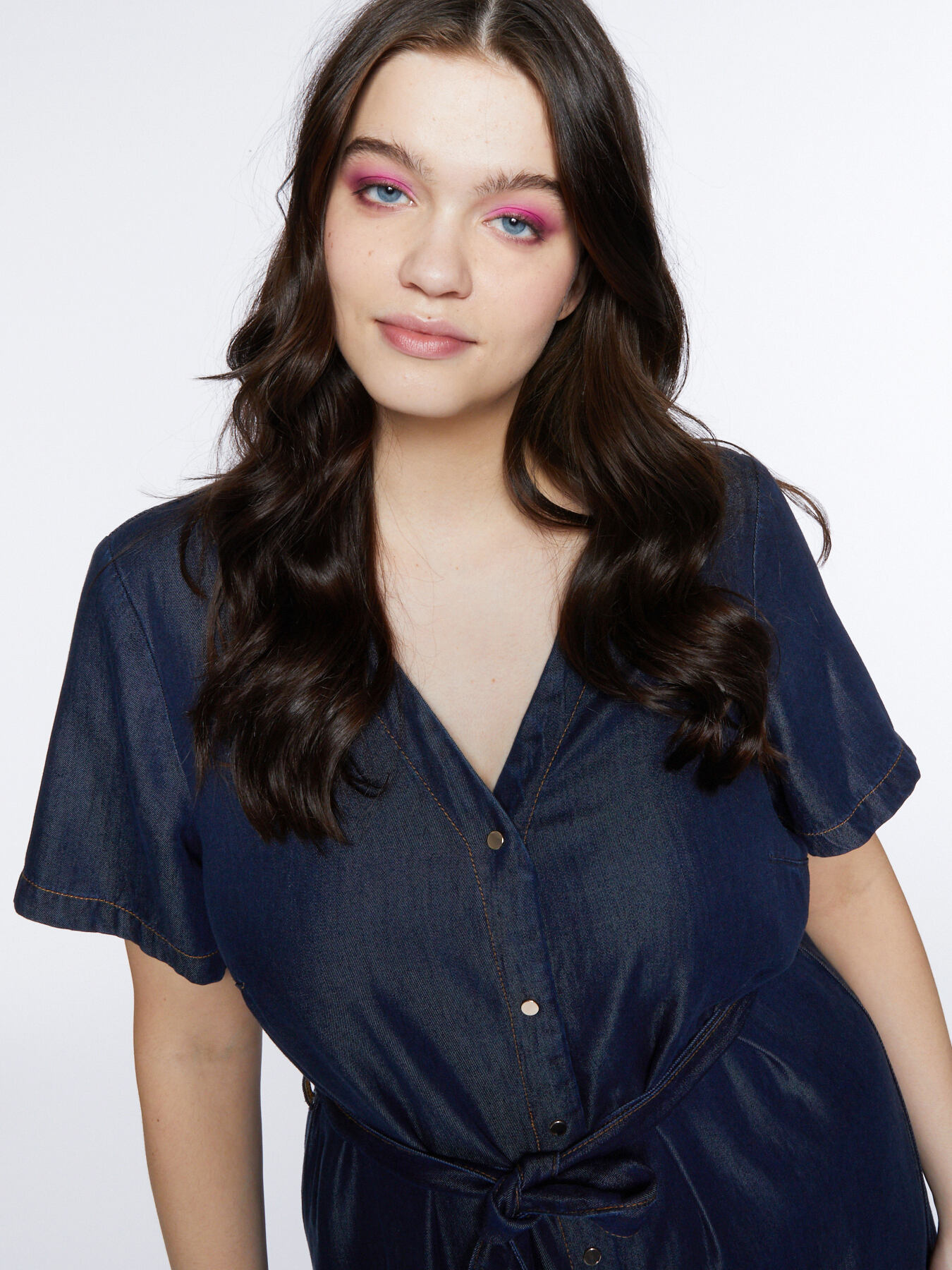 Vestido largo de tencel image number 2