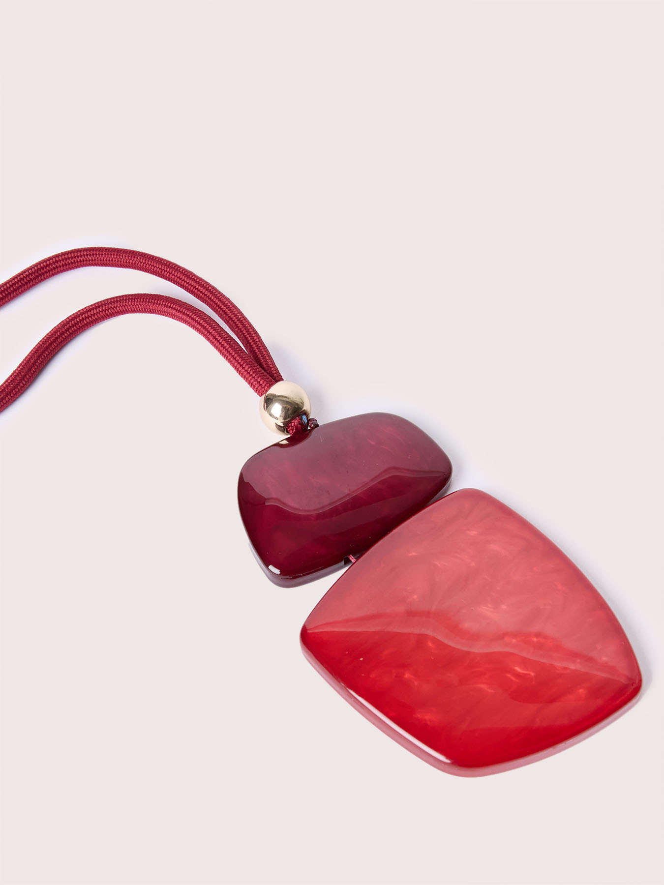 Collier long avec double pendentif image number 2