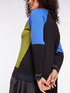 Colour block sweater with round neck image number 2