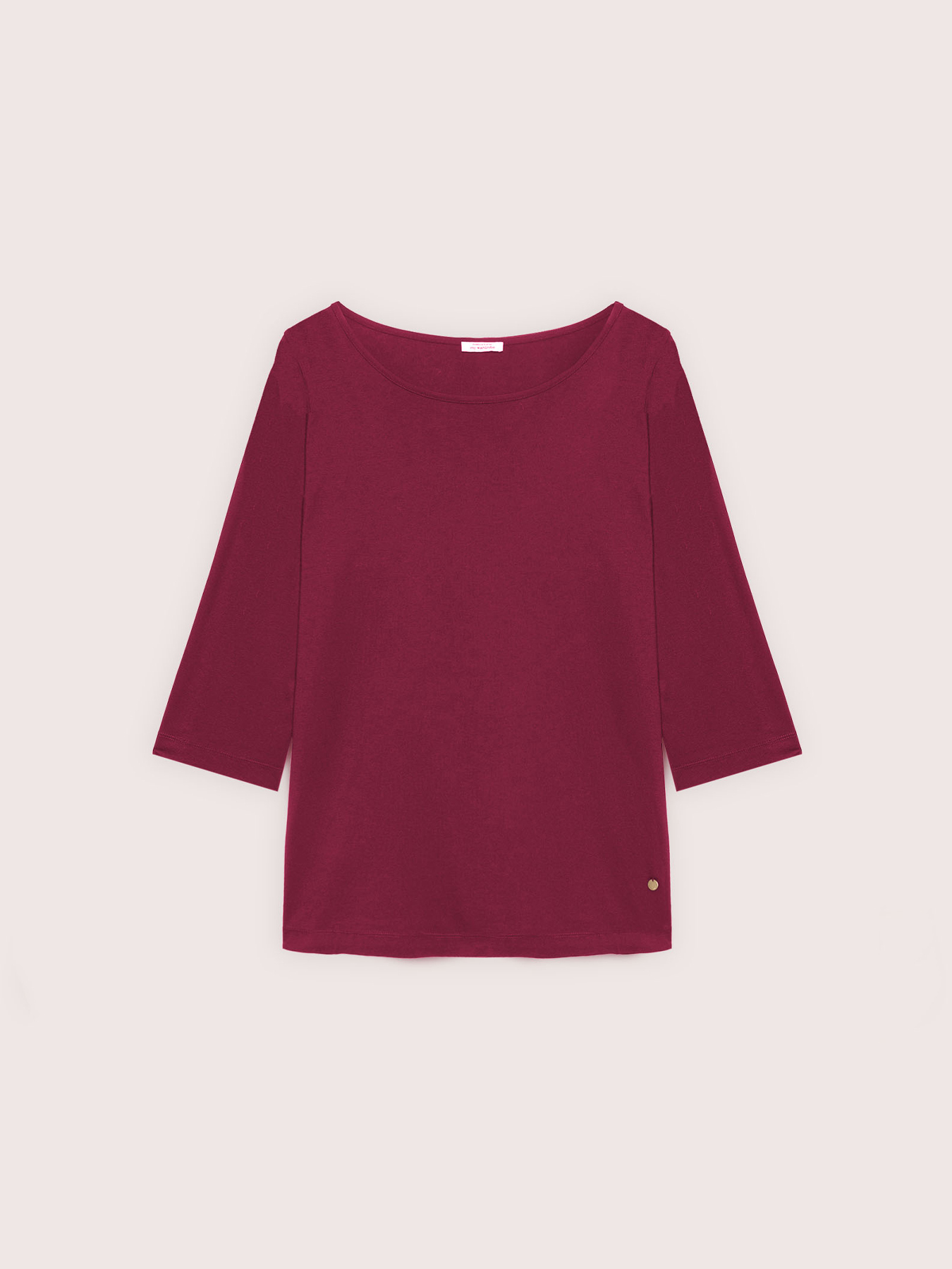 Boat neck t-shirt image number 4