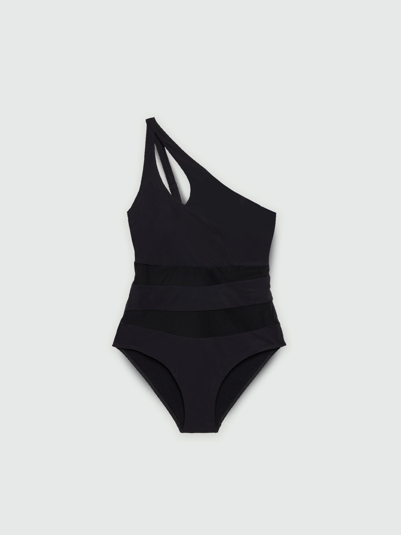 One-shoulder one-piece swimsuit image number 7