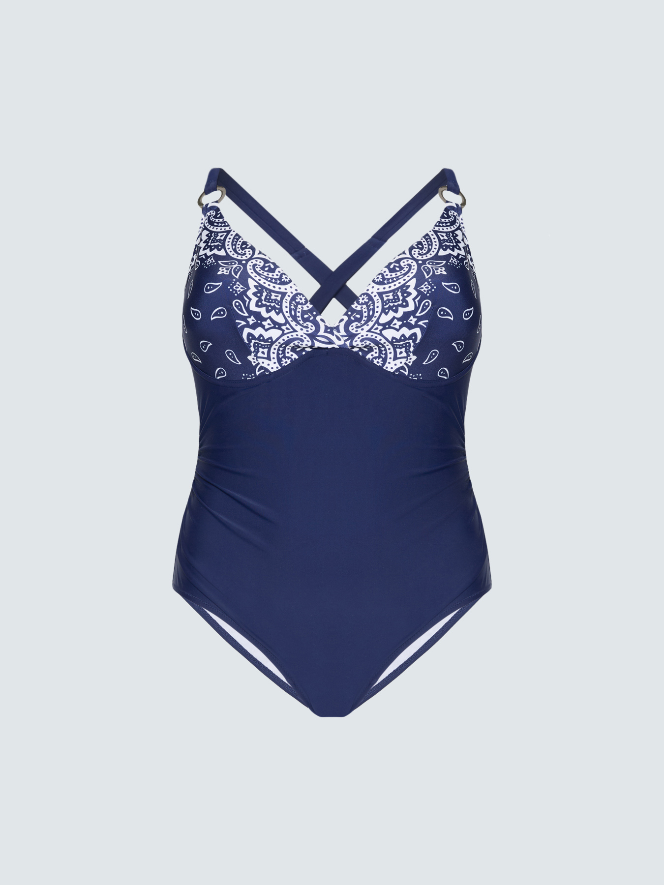 One-piece bandana print swimsuit image number 5