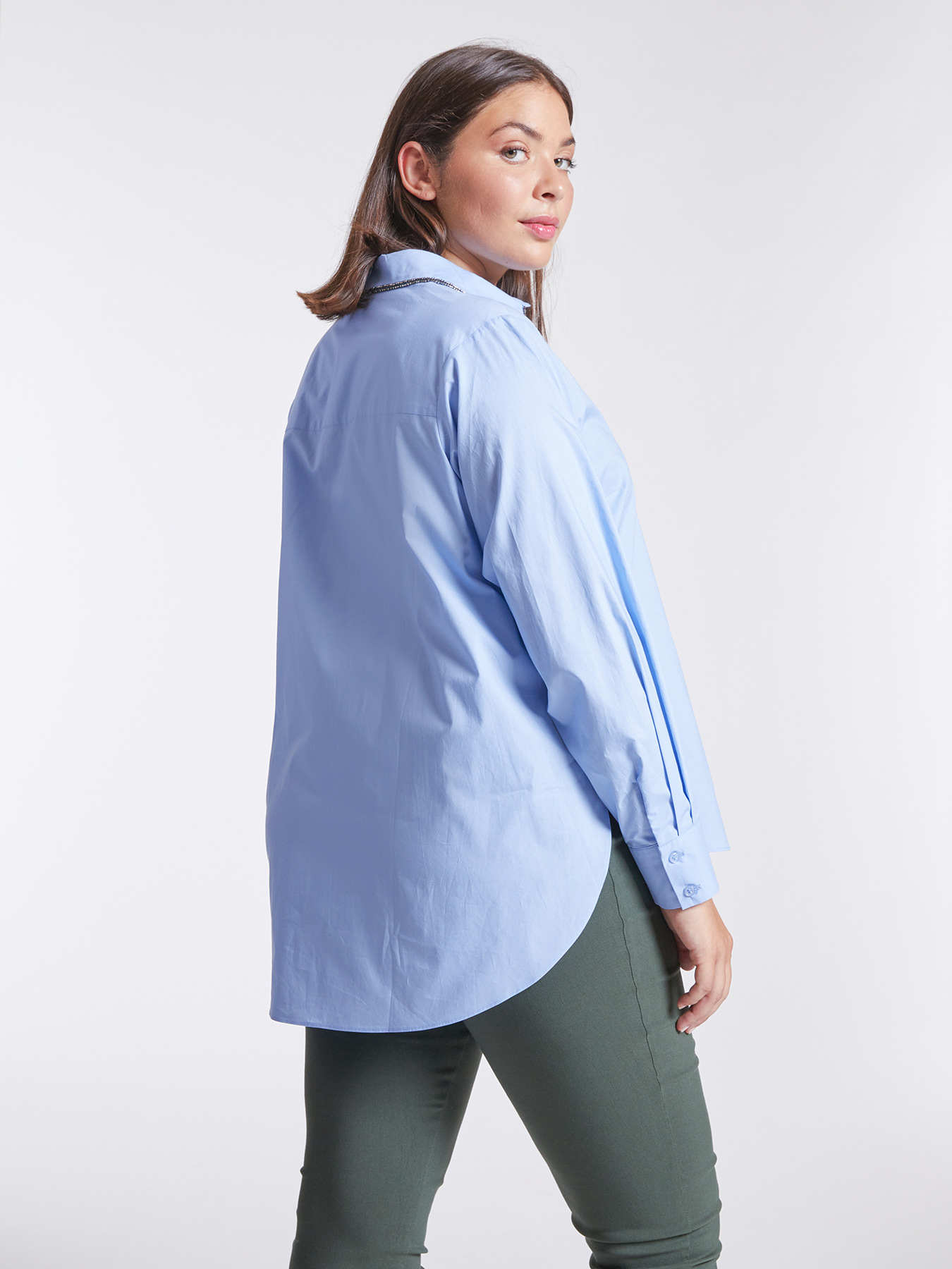 Camicia con ricamo image number 1
