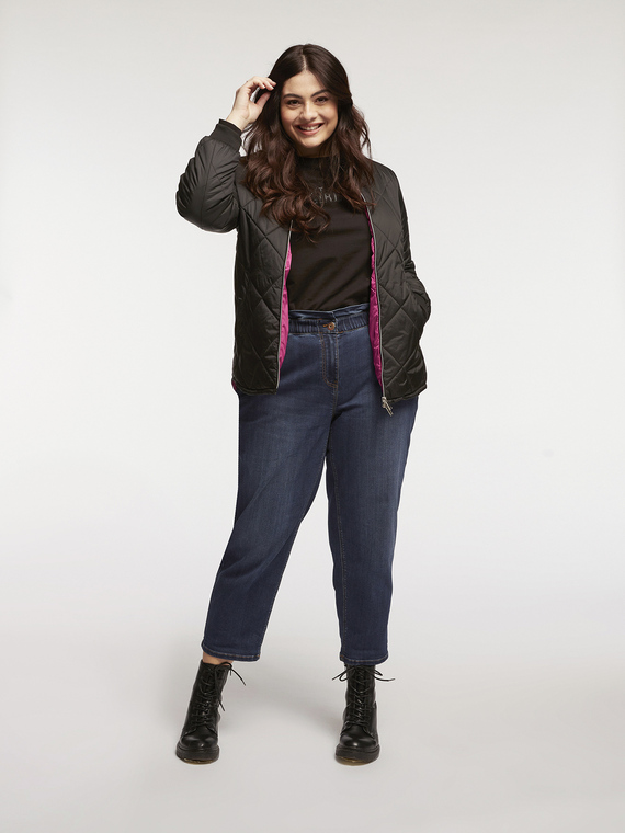 Fiorella Rubino Jeans baloon in denim stretch Donna