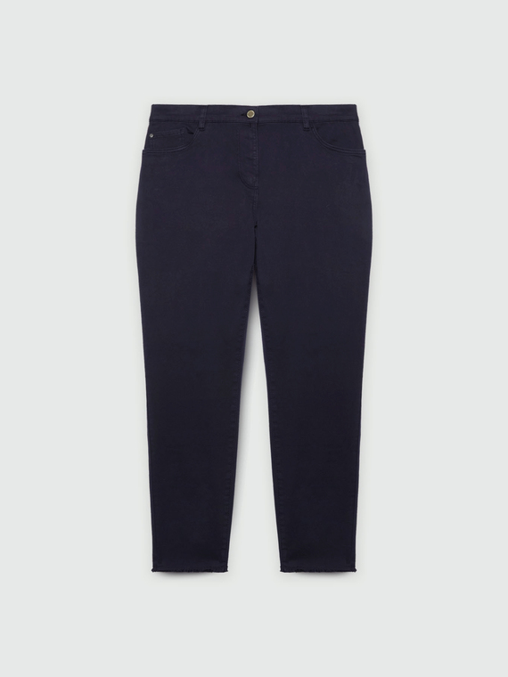 Pantaloni skinny in cotone