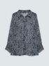Crepe shirt with floral print image number 4