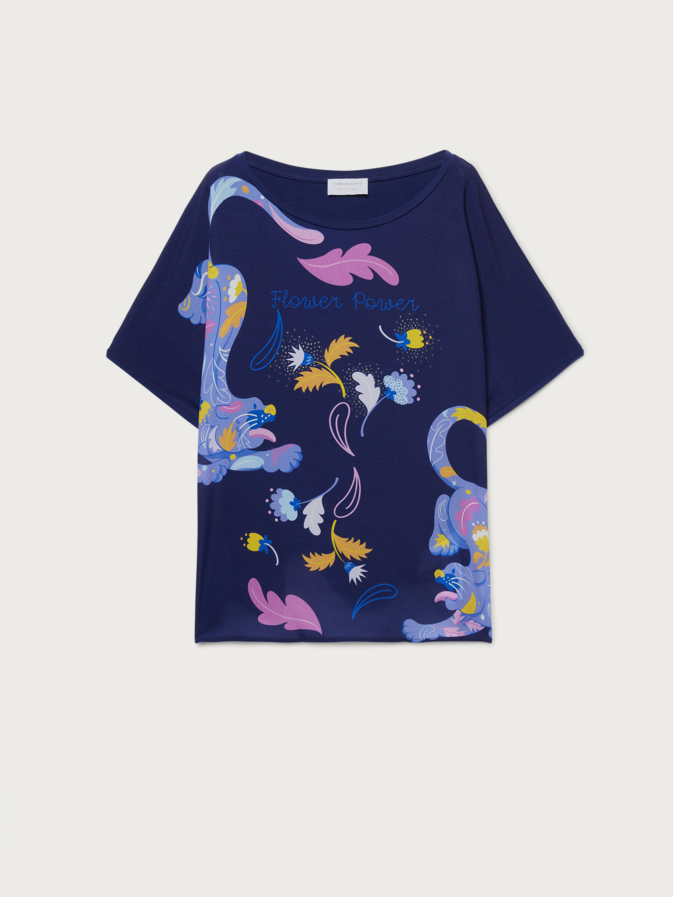 T-shirt illustrata Flower Power image number 3