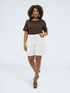 Lightweight cotton Bermuda shorts image number 2