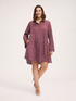 Short chemisier dress in printed muslin image number 2