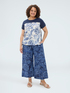 Zweifarbiges T-Shirt aus Baumwollmischung image number 2