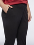 Pantalon en cr&ecirc;pe stretch image number 2