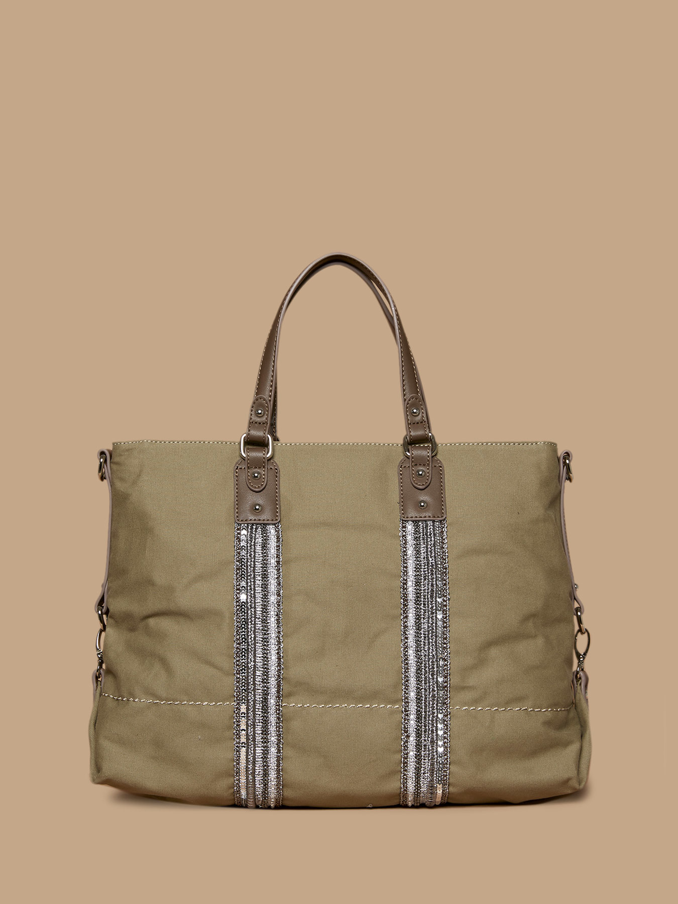Shopping bag con bordi ricamati image number 2