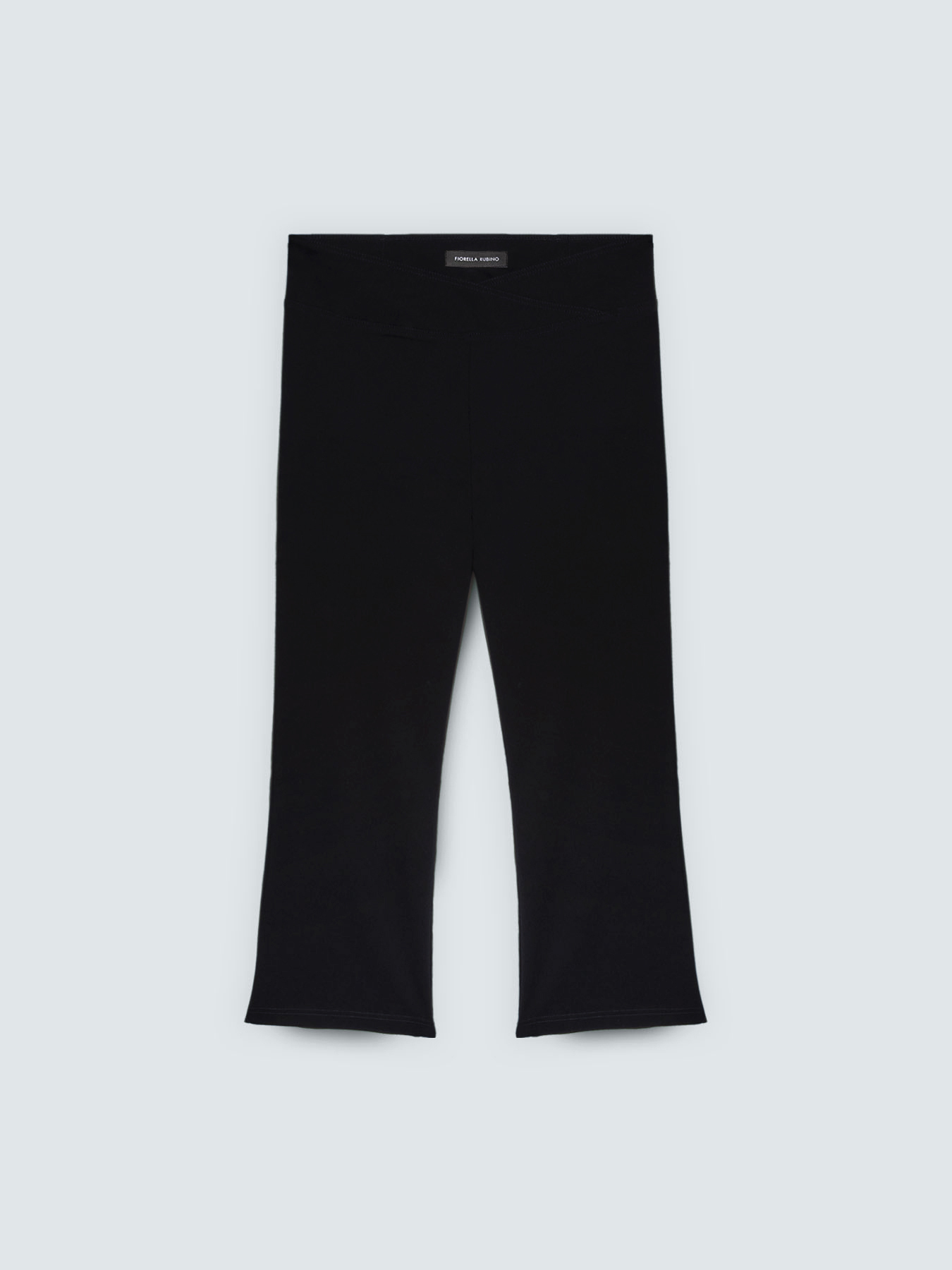 Kick Flare Pants with asymmetrical elastic waistband image number 4