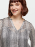 Printed lurex blouse image number 2